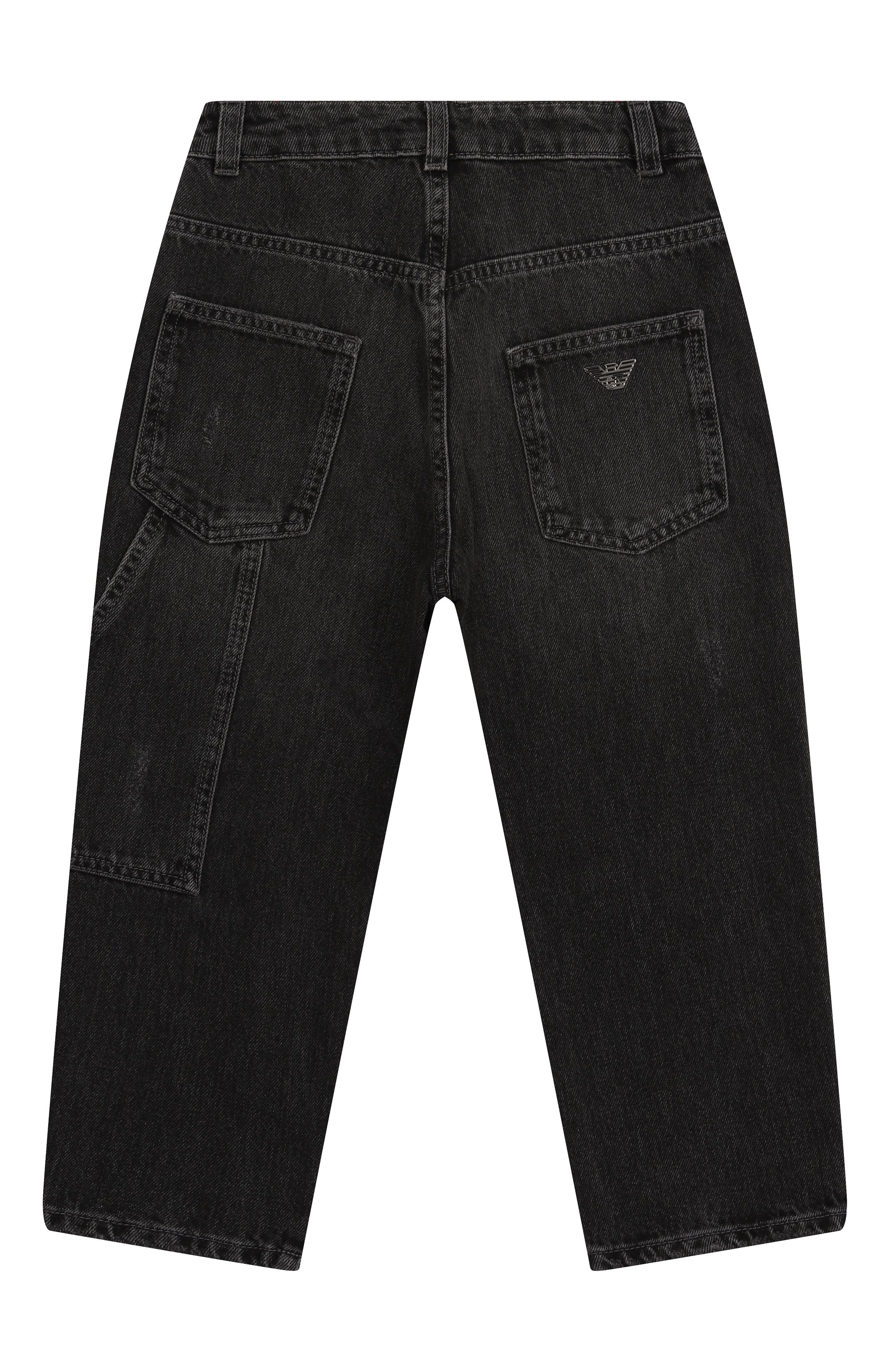 Джинсы EMPORIO ARMANI темно-серого цвета по цене 21200 руб., арт. EB000191/AF13621, фото 2 Джинсы EMPORIO ARMANI, арт. EB000191/AF13621, фото 2