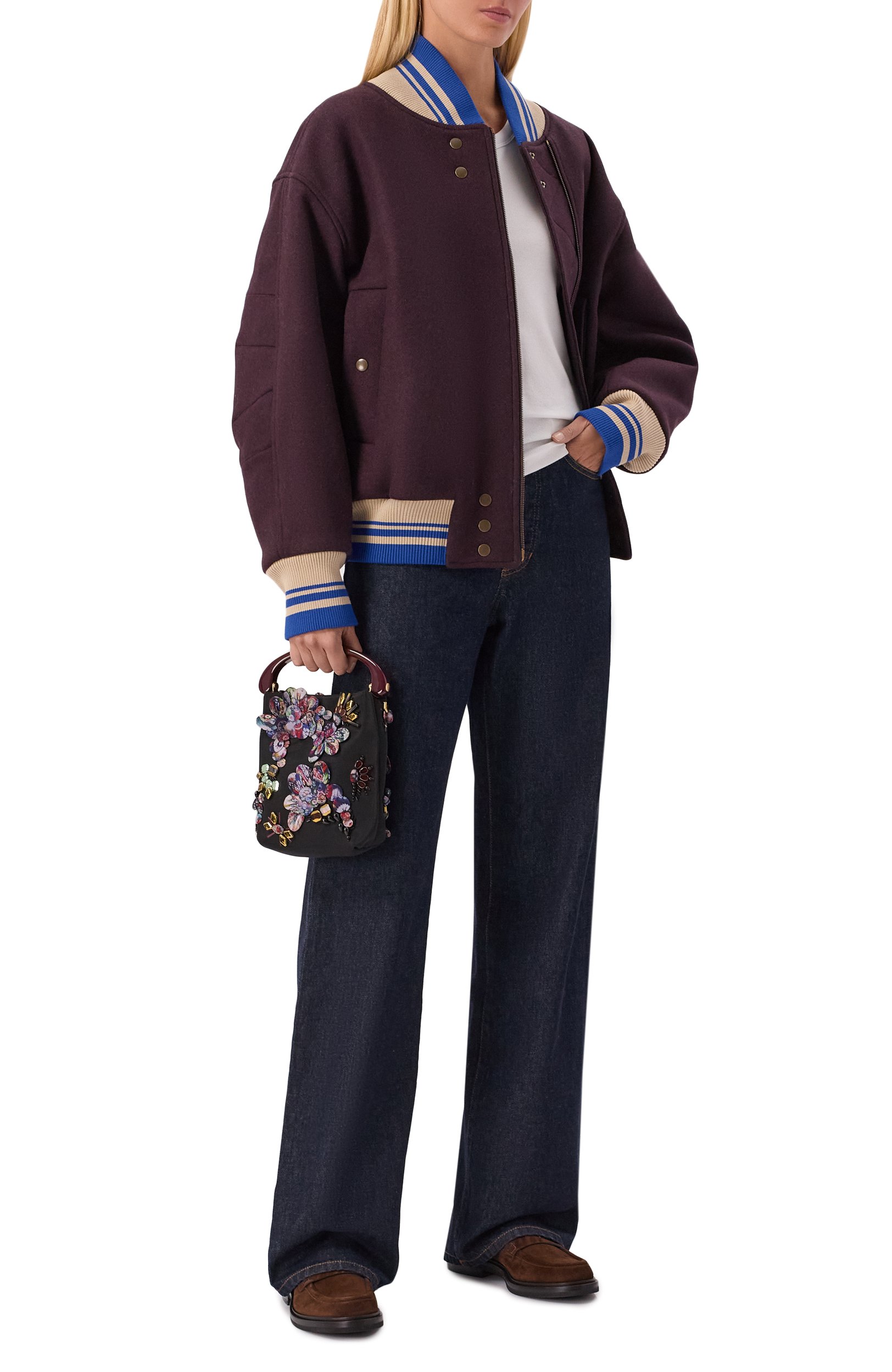 Джинсы presta DRIES VAN NOTEN синего цвета по цене 56350 руб., арт. 130910/4400, фото 2 Джинсы presta DRIES VAN NOTEN, арт. 130910/4400, фото 2