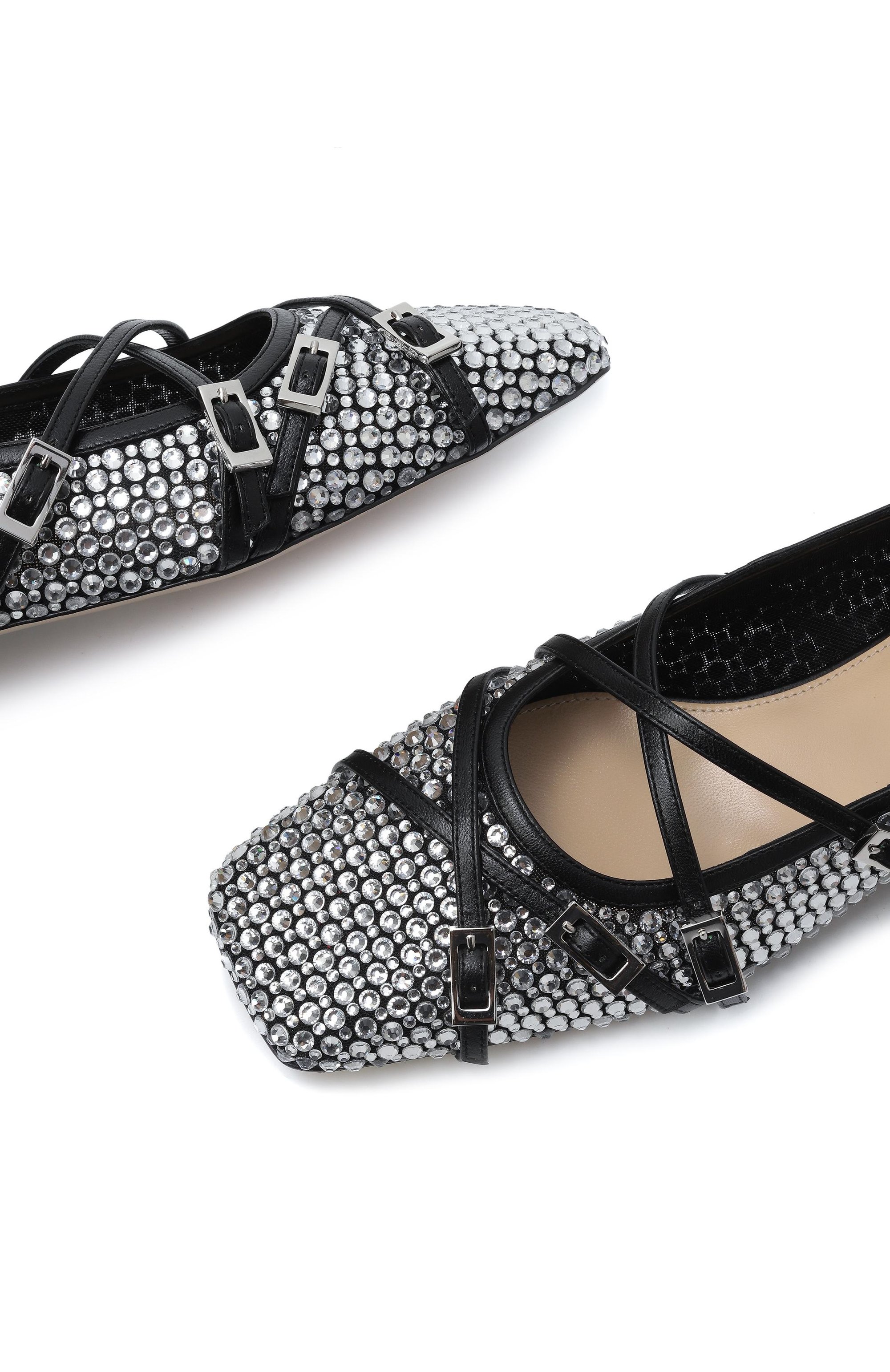 Текстильные балетки crystal net MACH & MACH, арт. R25S092710NETB17, фото 7