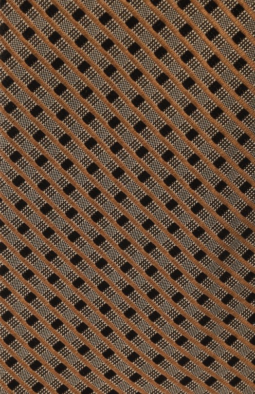 Шелковый галстук Canali 18/HJ04496 Коричневый  18/HJ04496 Фото 4