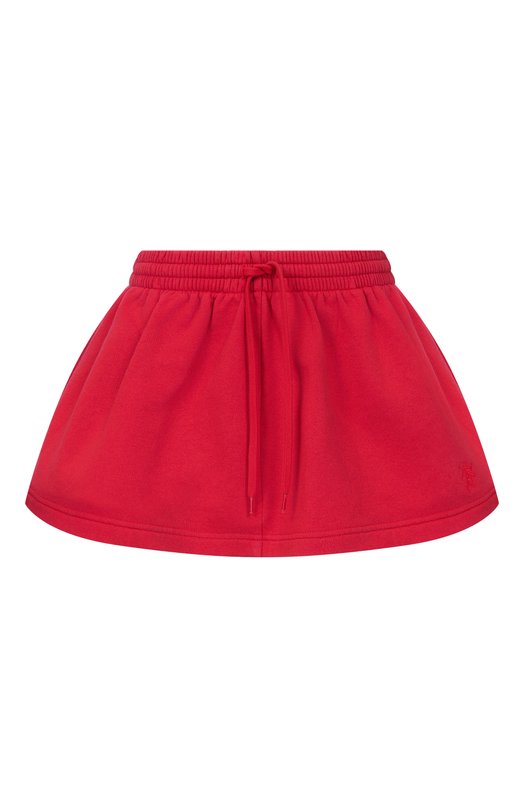 Хлопковая юбка Balenciaga 858108/TTVH3 Красный 858108/TTVH3