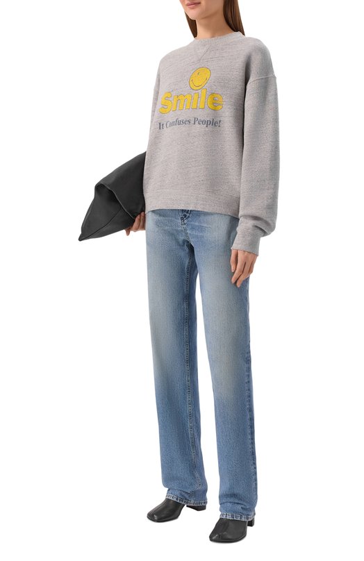 Хлопковый свитшот Dsquared2 S75GU0633/D25026 Серый  S75GU0633/D25026 Фото 2