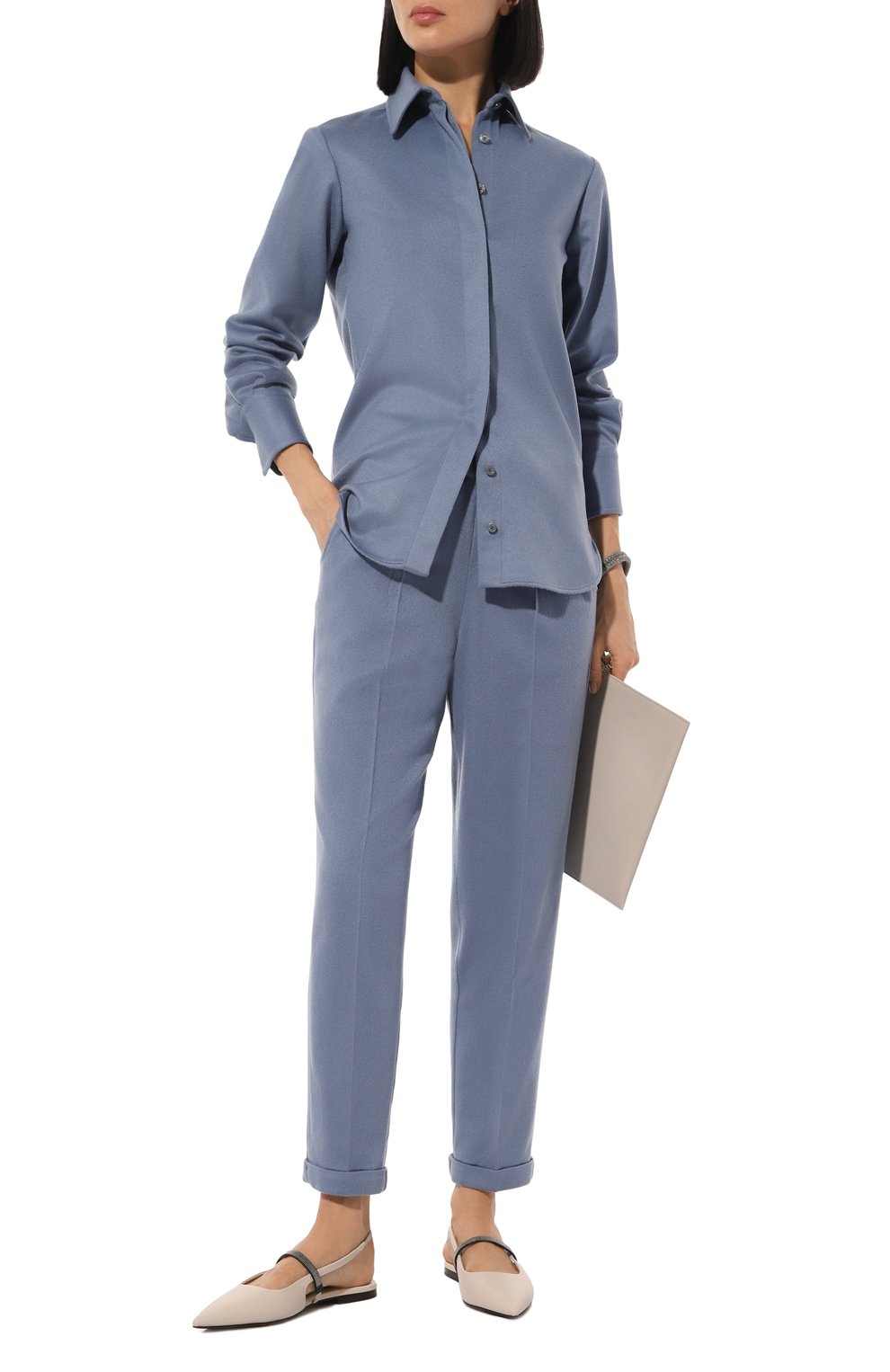 Кашемировые брюки KITON, арт. D37102K0568C06, фото 2