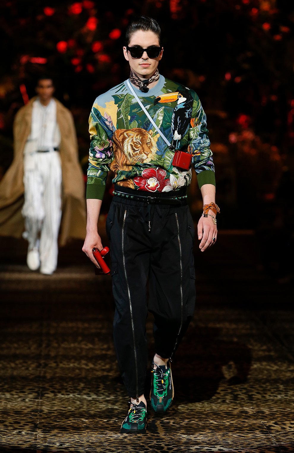 Хлопковые джоггеры DOLCE & GABBANA, арт. GW5QAT/FUFJR, фото 6