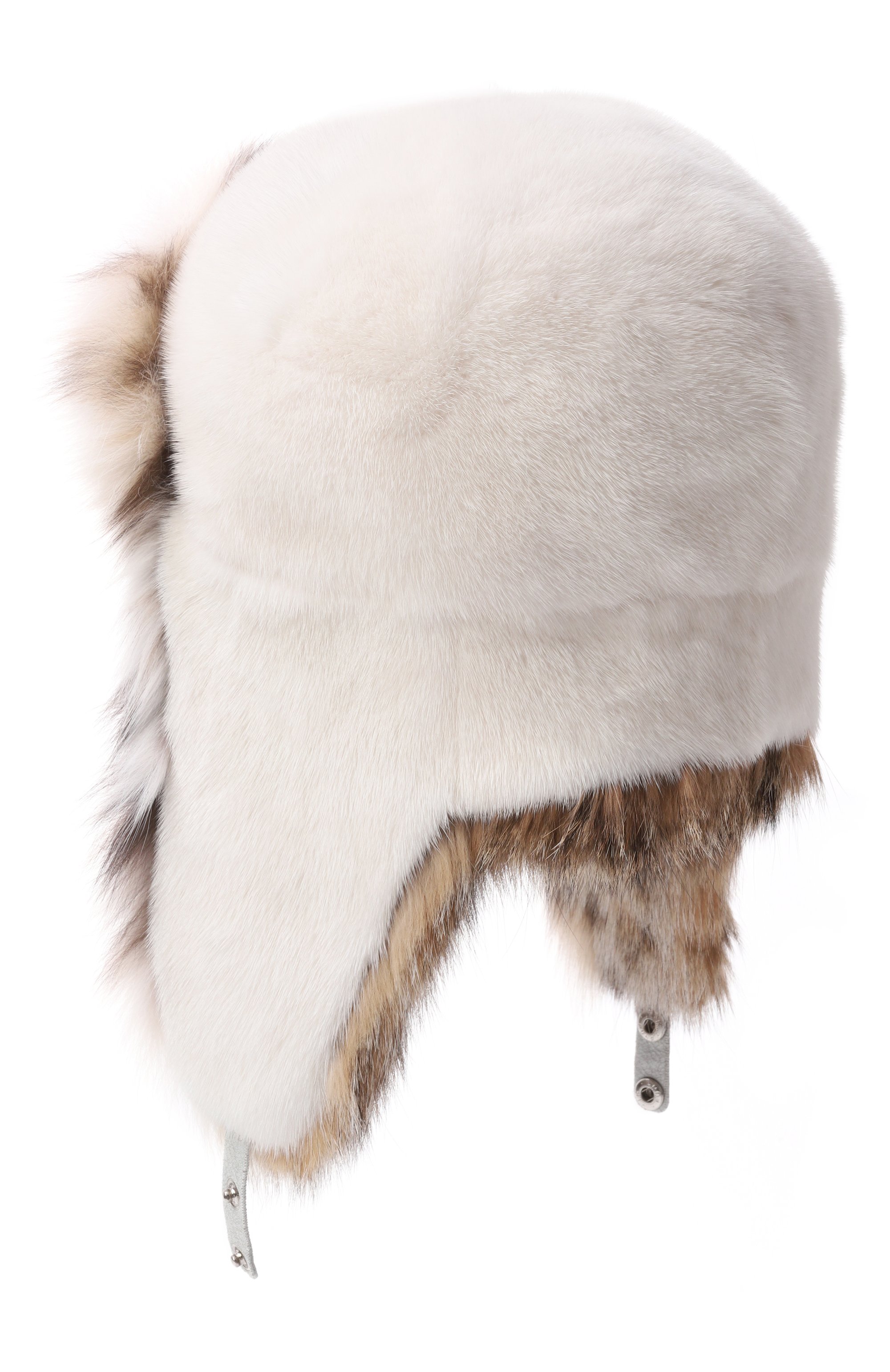 Меховая шапка-ушанка из норки и рыси VICTORIA KUSENKOVA, арт. 091706052097, фото 2