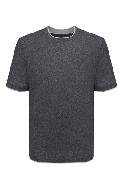 Мужская хлопковая футболка BRUNELLO CUCINELLI, арт. M0B137427W