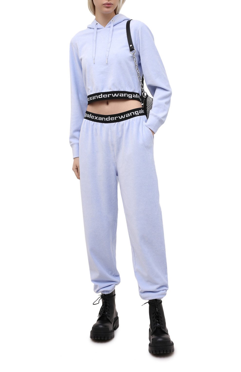 Вельветовое худи ALEXANDERWANG.T, арт. 4CC1211197, фото 2