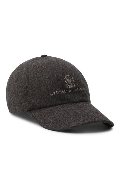 Мужская шерстяная бейсболка BRUNELLO CUCINELLI, арт. M038P9850W
