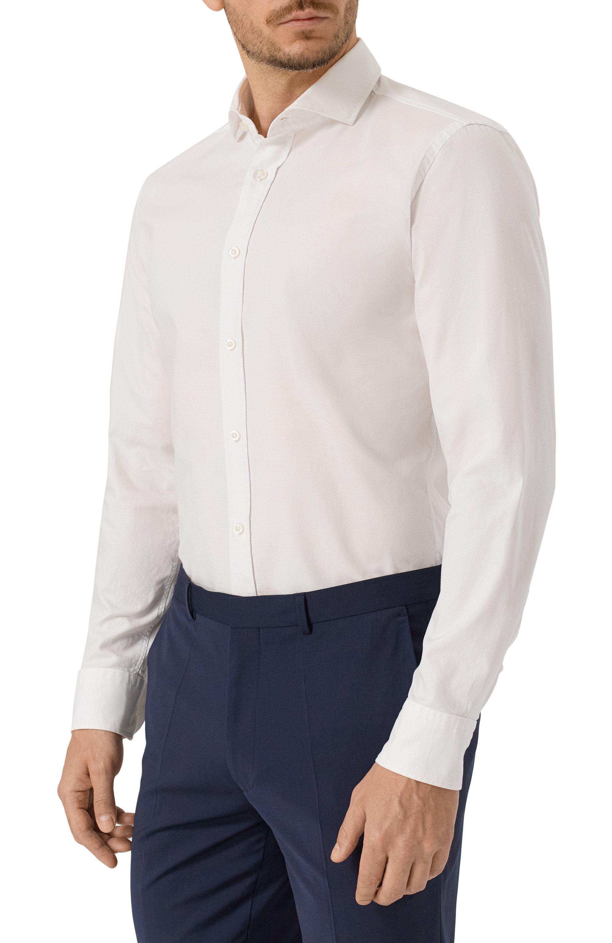 Хлопковая сорочка BOSS, арт. 50545225, фото 3