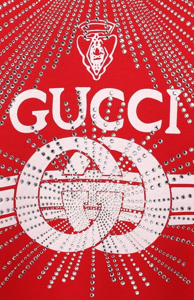 Хлопковый свитшот GUCCI, арт. 520441/X9X00, фото 3
