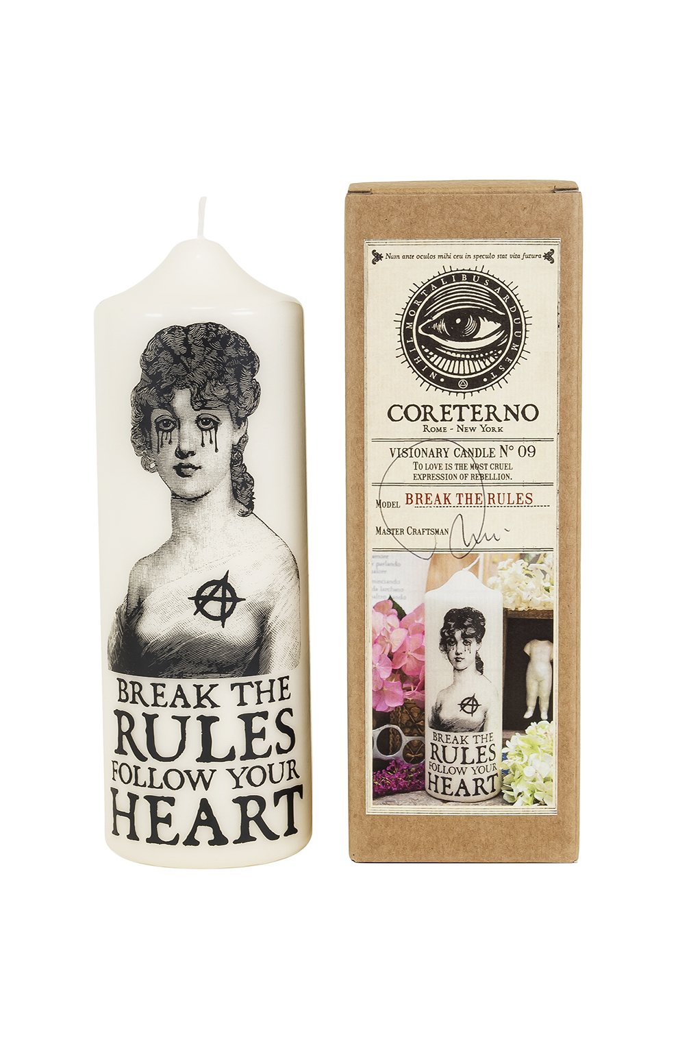 Свеча № 09 break the rules (675g) CORETERNO, арт. CORVC009, фото 2