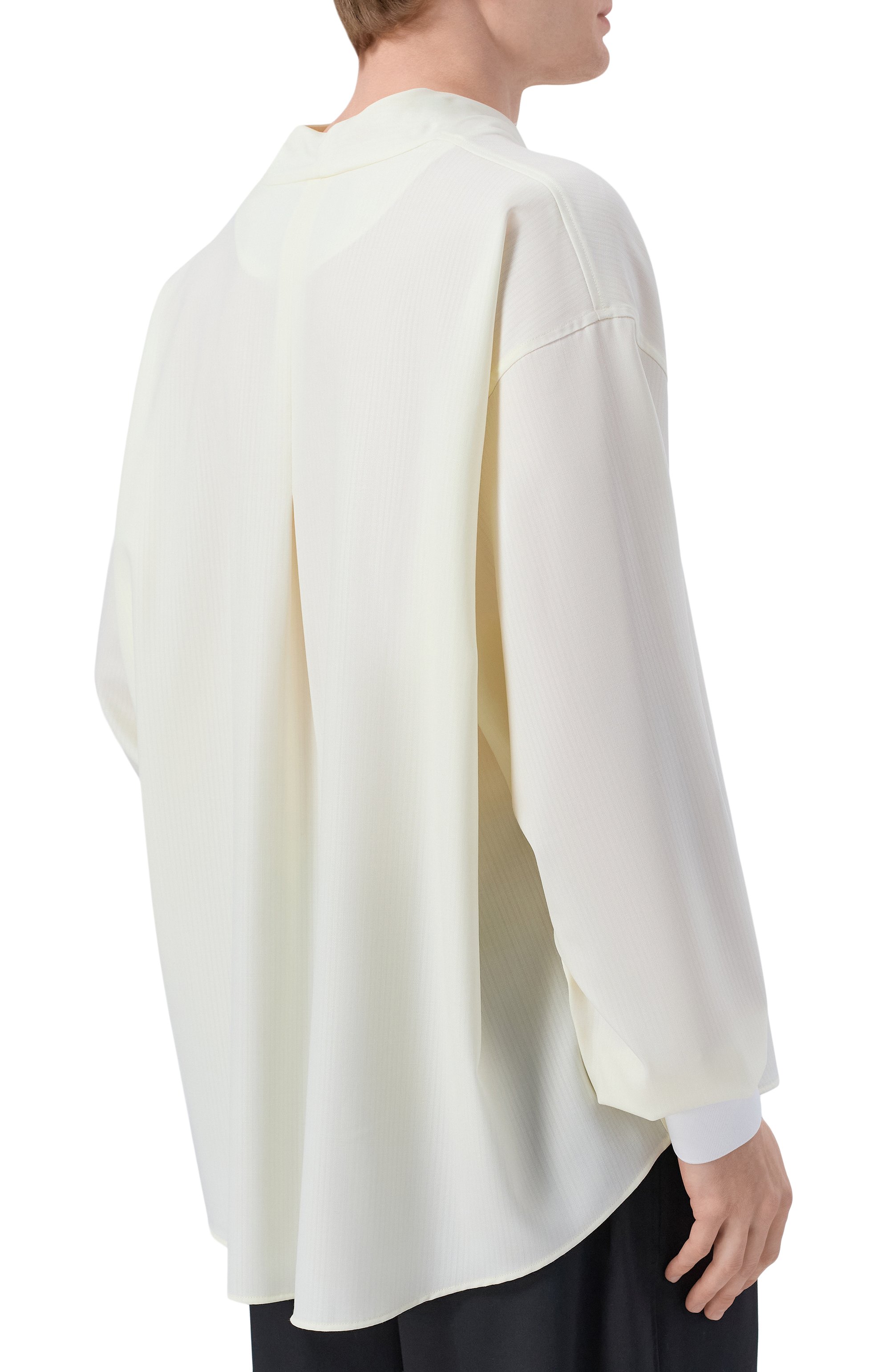 Шерстяная рубашка JACQUEMUS, арт. 26ESHM00593/AW00732, фото 4