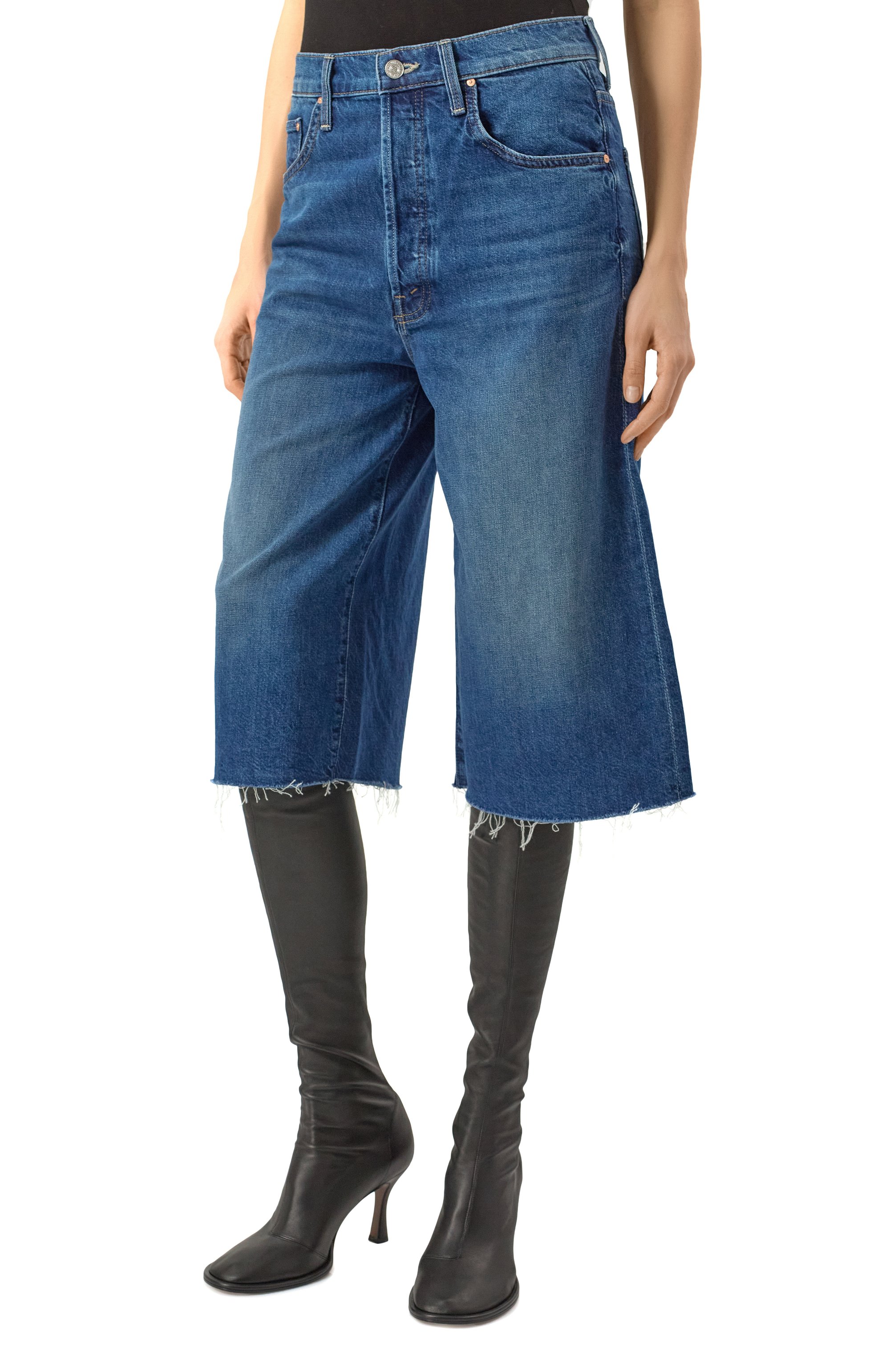 Джинсовые шорты MOTHER, арт. 4098-1230, фото 3