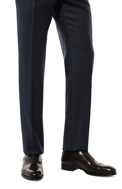 Кожаные оксфорды W.GIBBS темно-бордового цвета по цене 65350 руб., арт. 7078005/FRENCH DEC0, фото 3 Кожаные оксфорды W.GIBBS, арт. 7078005/FRENCH DEC0, фото 3