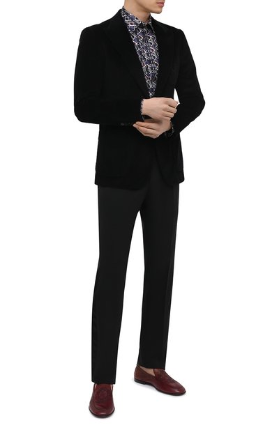 Кожаные лоферы DOLCE & GABBANA, арт. A50434/A0251, фото 2