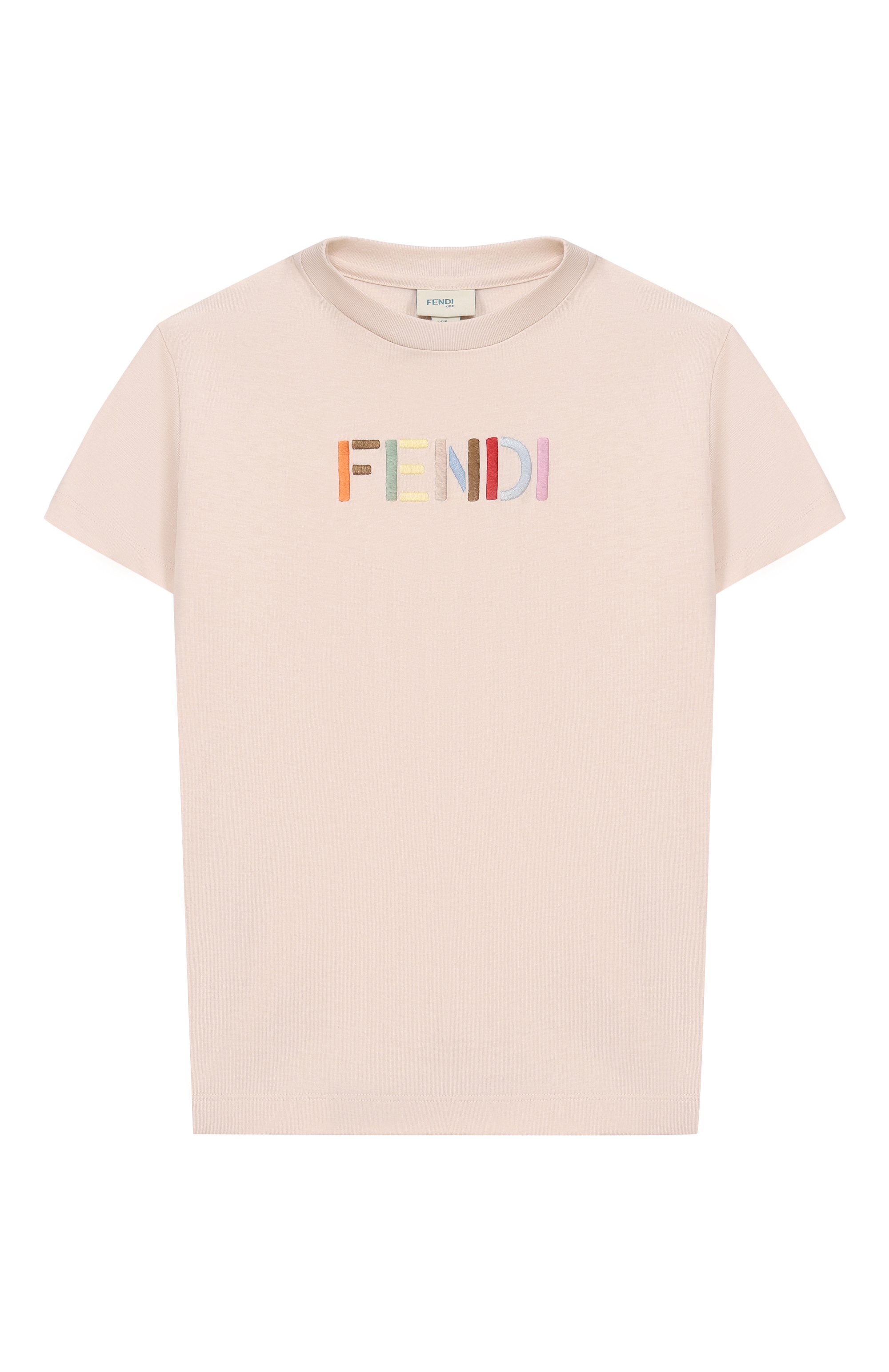 Хлопковая футболка FENDI, арт. JUI208/AY8D/8A-12+, фото 1