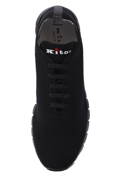 Текстильные кроссовки KITON черного цвета по цене 112000 руб., арт. USSFITBN00847, фото 5 Текстильные кроссовки KITON, арт. USSFITBN00847, фото 5