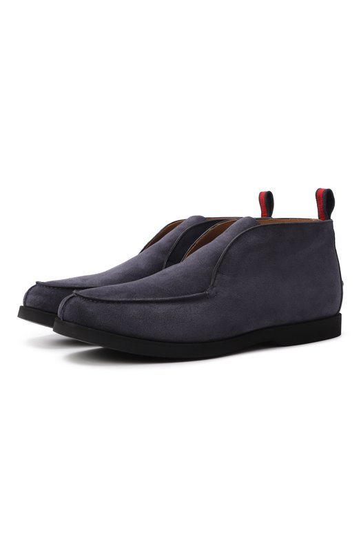 Замшевые ботинки Kiton USSA105N0010801 Синий USSA105N0010801