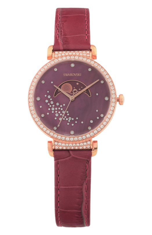 

Часы Passage Moon Phase Swarovski, Бордовый