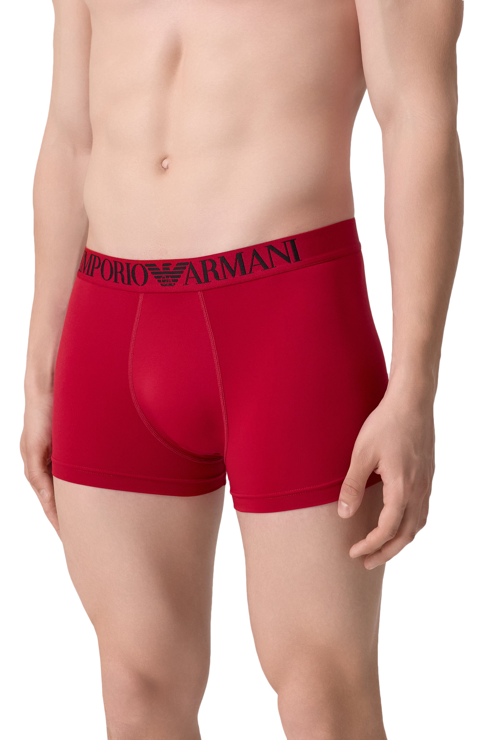 Боксеры EMPORIO ARMANI красного цвета по цене 4640 руб., арт. EM000232/AF10796, фото 2 Боксеры EMPORIO ARMANI, арт. EM000232/AF10796, фото 2