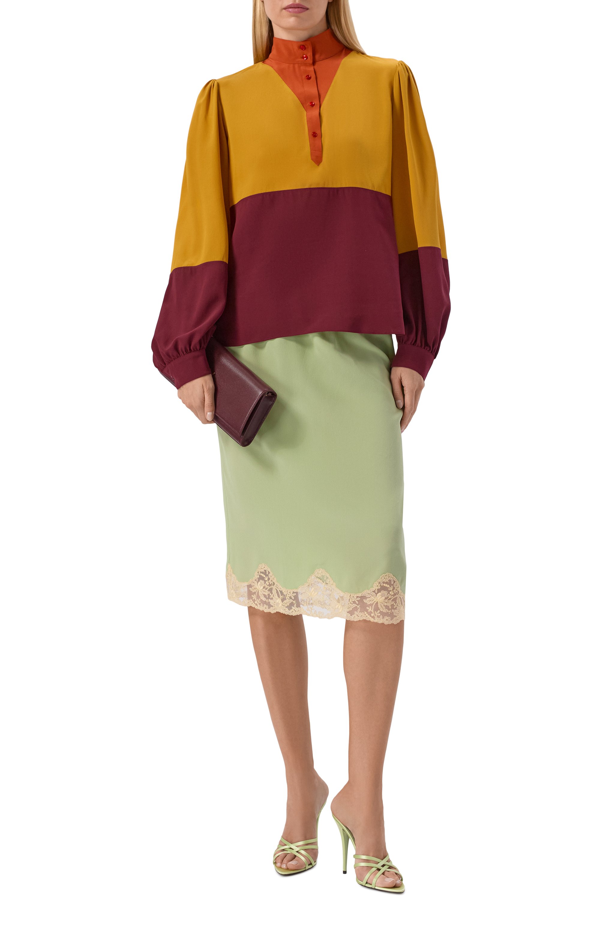 Текстильные мюли frankie 110 SAINT LAURENT, арт. 859549/9QN00, фото 3