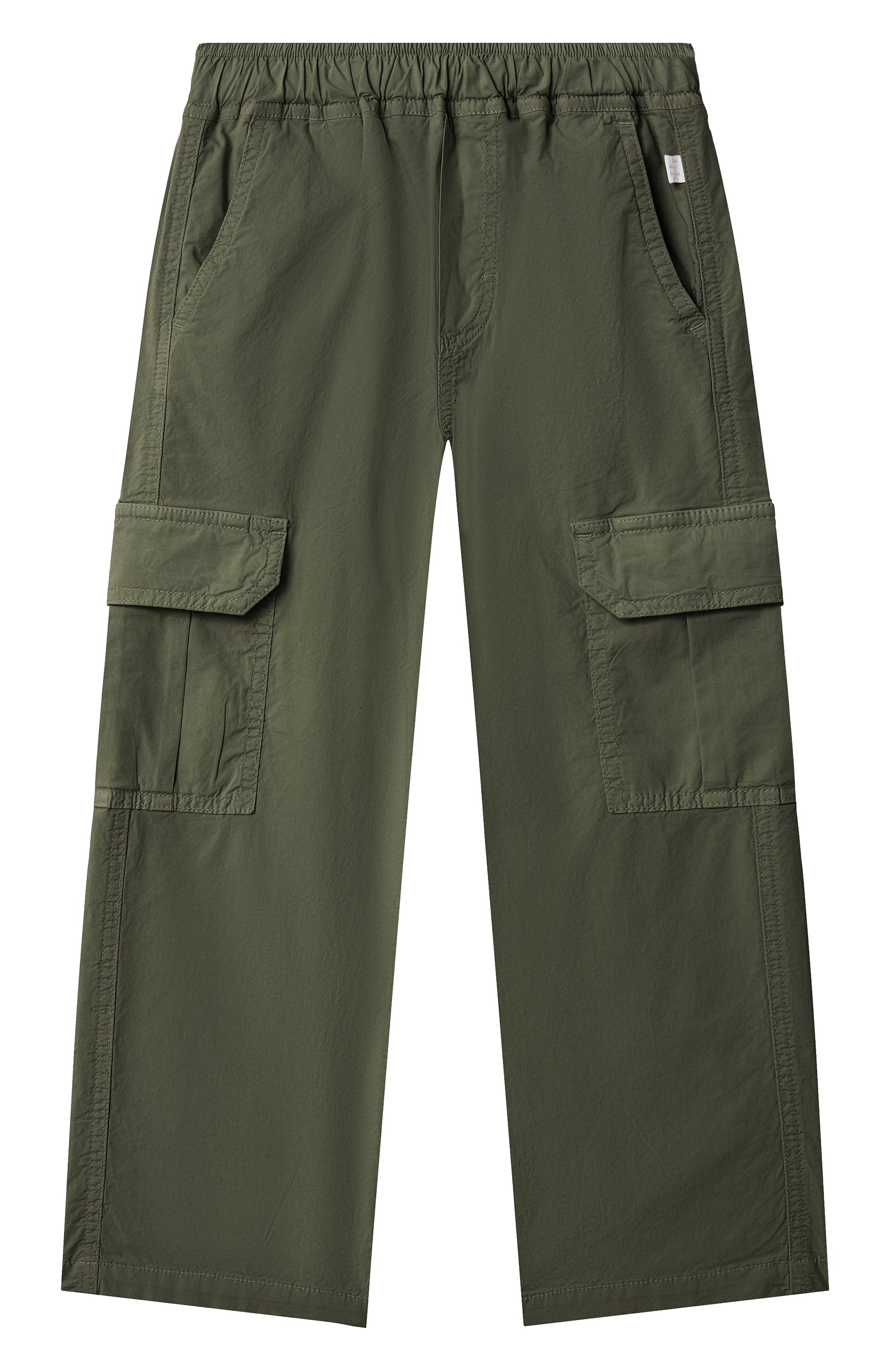 Хлопковые брюки-карго IL GUFO хаки цвета по цене 19250 руб., арт. P25PL444C6035/10A-14A, фото 1 Хлопковые брюки-карго IL GUFO, арт. P25PL444C6035/10A-14A, фото 1