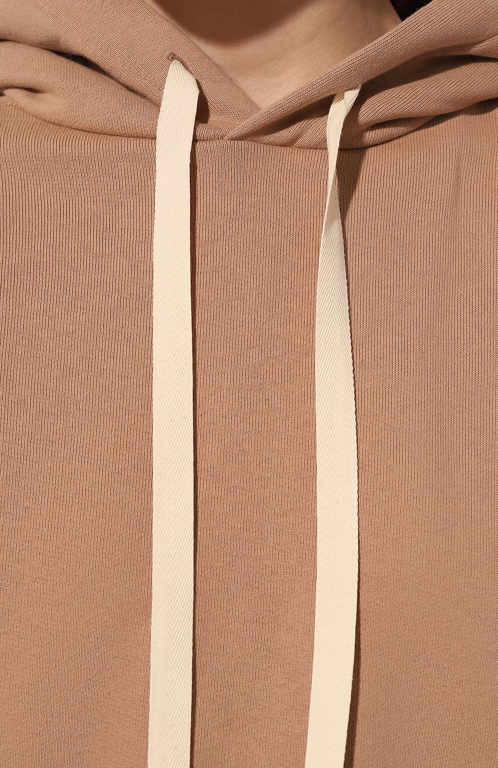 Хлопковое худи JIL SANDER бежевого цвета по цене 68550 руб., арт. J40GU0104/J20039, фото 5 Хлопковое худи JIL SANDER, арт. J40GU0104/J20039, фото 5