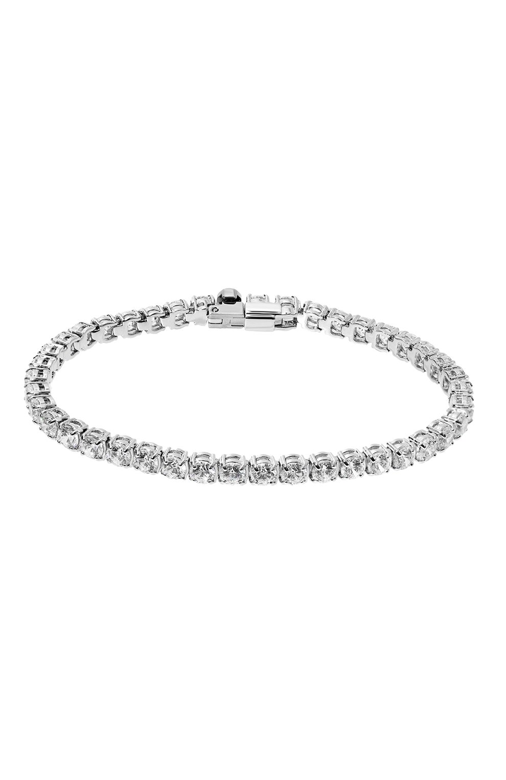 Браслет matrix tennis SWAROVSKI серебряного цвета по цене 29950 руб., арт. 5648936, фото 1 Браслет matrix tennis SWAROVSKI, арт. 5648936, фото 1