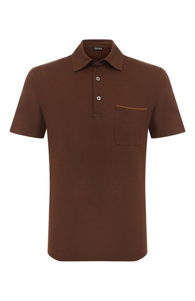 Мужское хлопковое поло ZEGNA, арт. UD392A7/D752