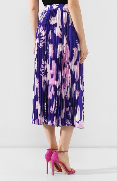 Шелковая юбка VALENTINO, арт. RB0RA4M64HV, фото 4