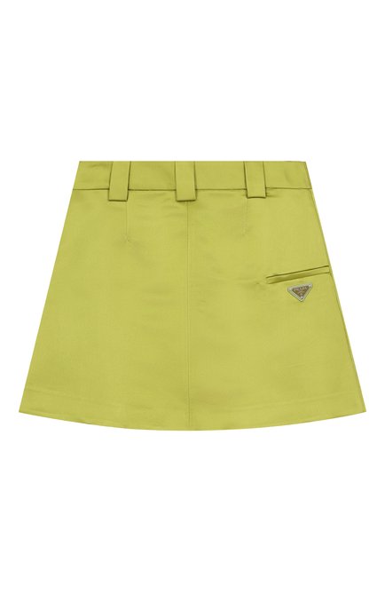Женская шелковая юбка PRADA, арт. P108P-393-F0613-191