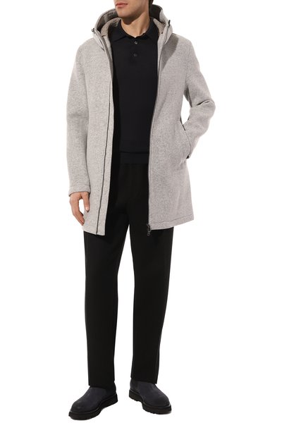 Поло из кашемира и шелка ZEGNA темно-синего цвета по цене 141500 руб., арт. E8J00/132, фото 2 Поло из кашемира и шелка ZEGNA, арт. E8J00/132, фото 2