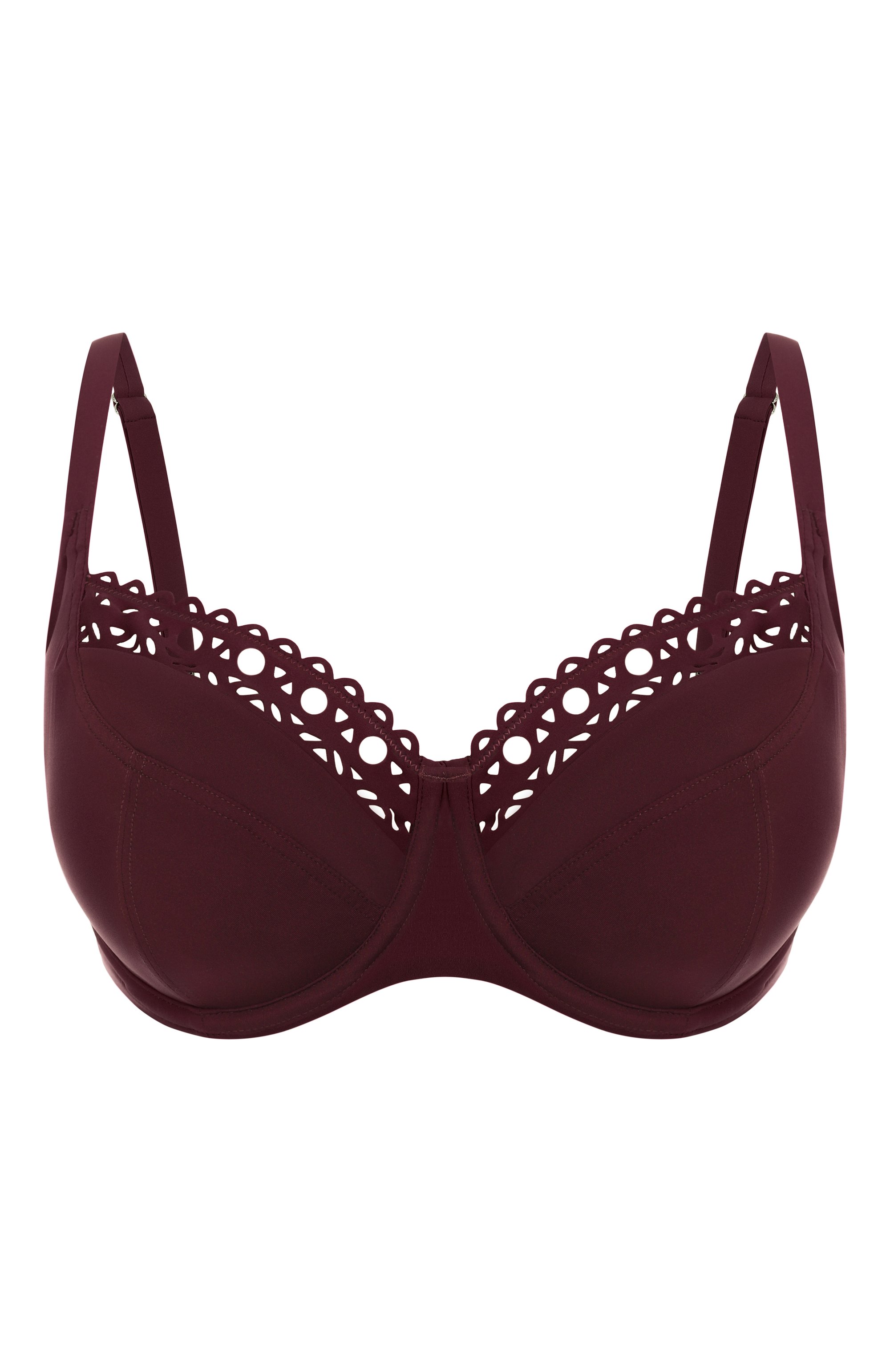 Бра-топ LISE CHARMEL бордового цвета по цене 24480 руб., арт. ABA3515, фото 1 Бра-топ LISE CHARMEL, арт. ABA3515, фото 1