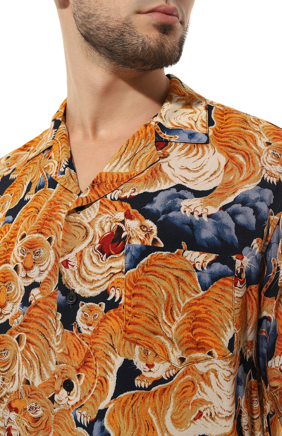 Рубашка из вискозы и шерсти PENCE, арт. AUR0-54/85028.3492, фото 5