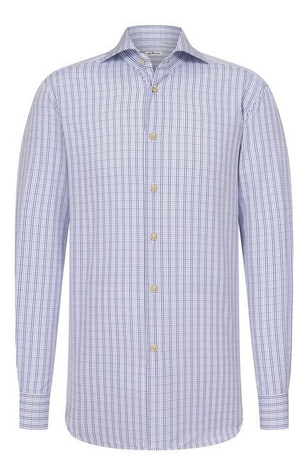 Мужская хлопк�овая рубашка KITON, арт. UCCH0948219