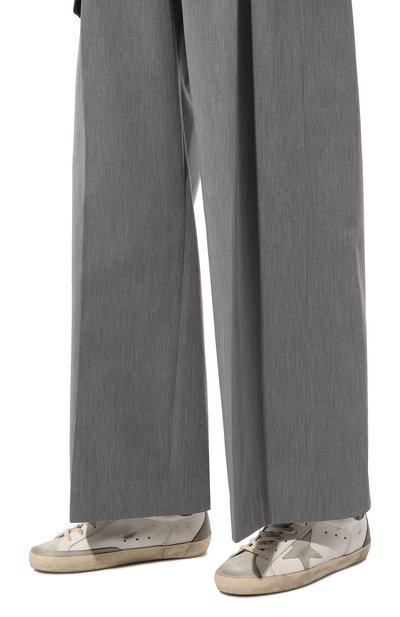 Кожаные кеды super star GOLDEN GOOSE DELUXE BRAND белого цвета по цене 61750 руб., арт. GWF00102.F004108, фото 3 Кожаные кеды super star GOLDEN GOOSE DELUXE BRAND, арт. GWF00102.F004108, фото 3