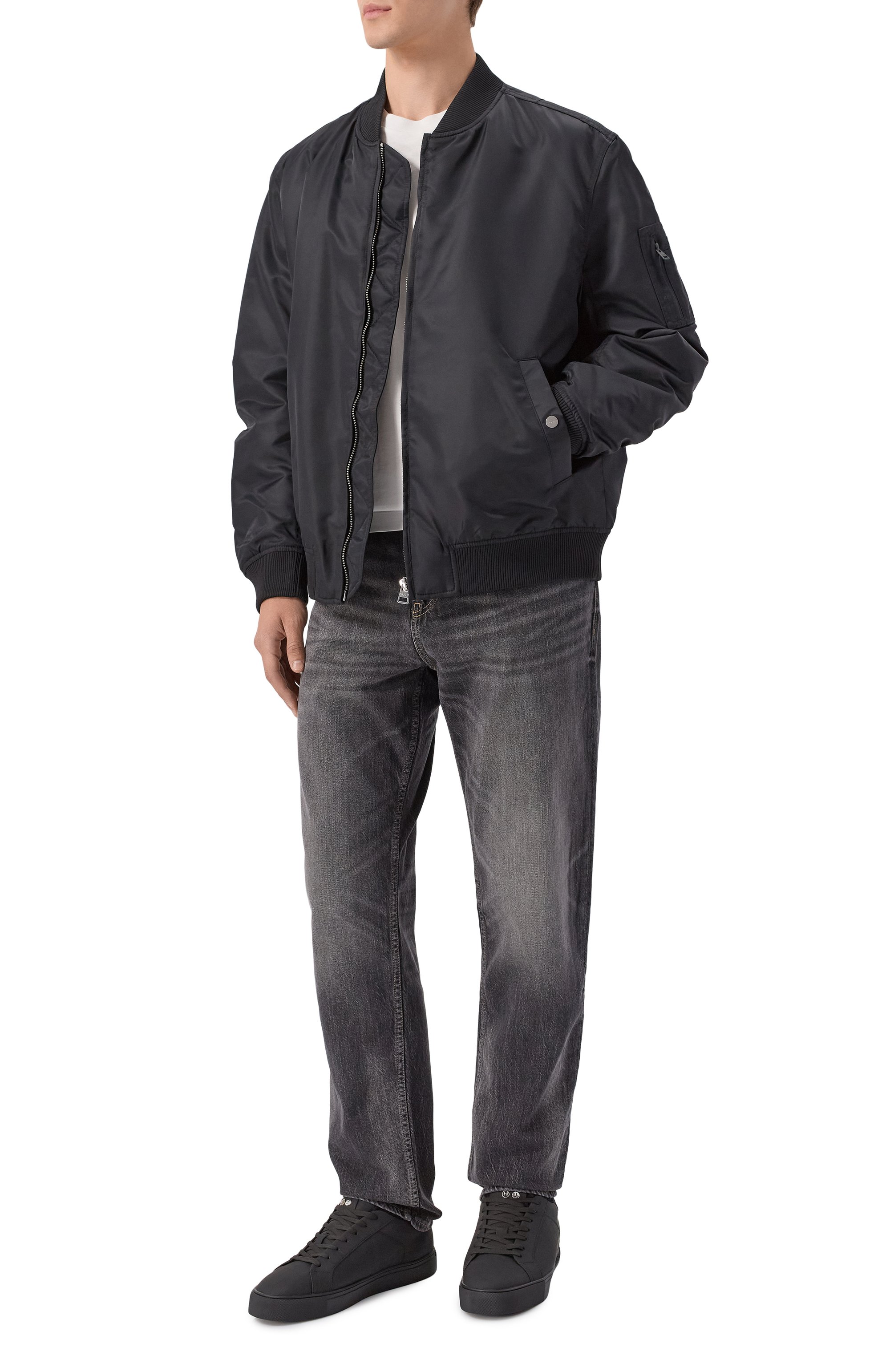 Кожаные кеды oil HIDE AND JACK, арт. EIBKLBLKBLK_MTB, фото 2