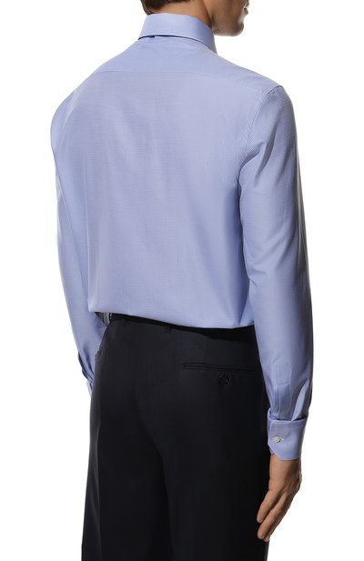 Хлопковая сорочка STEFANO RICCI голубого цвета по цене 89950 руб., арт. MC003678/L108, фото 5 Хлопковая сорочка STEFANO RICCI, арт. MC003678/L108, фото 5