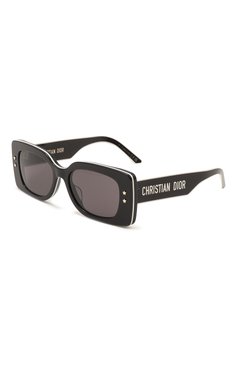 Женские солнцезащитные очки DIOR EYEWEAR черног�о цвета, арт. DI0RPACIFIC S1U 10A0 | Фото 1 (Региональные ограничения белый список (Axapta Mercury): Не проставлено; Нос: Не проставлено; Материал: Пластик; Тип очков: С/з; Оптика Гендер: оптика-женское; Очки форма: Прямоугольные)