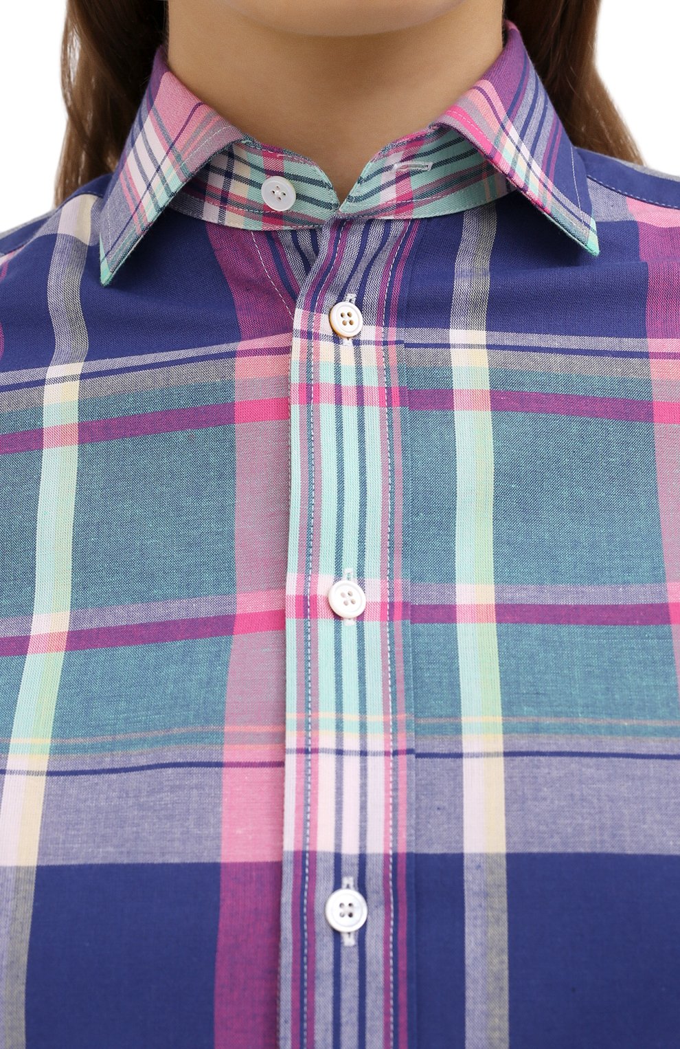 Хлопковая рубашка RALPH LAUREN, арт. 290797831, фото 5