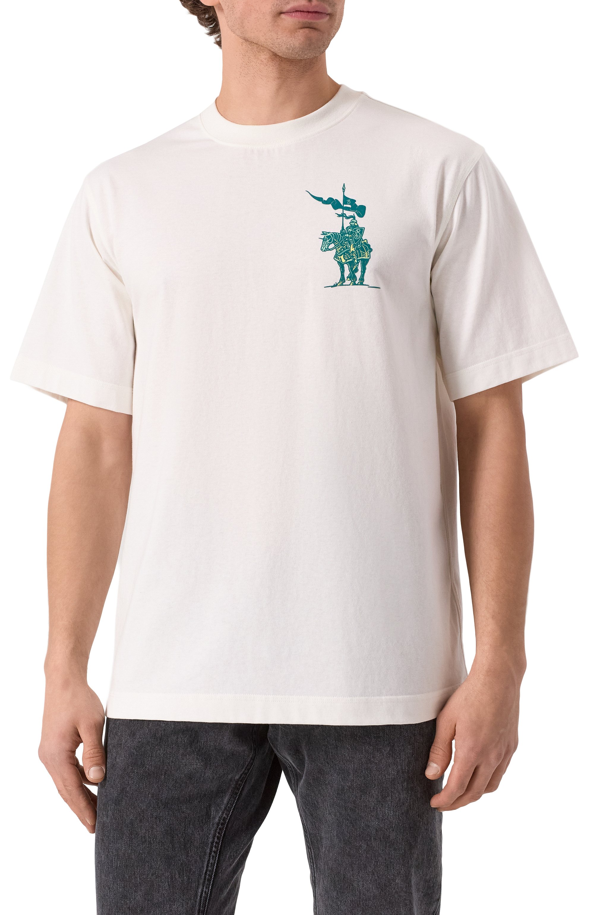 Хлопковая футболка BURBERRY, арт. 8102451, фото 3