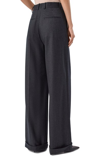 Шерстяные брюки PETAR PETROV темно-серого цвета по цене 132000 руб., арт. F25TP2/W00L, фото 4 Шерстяные брюки PETAR PETROV, арт. F25TP2/W00L, фото 4