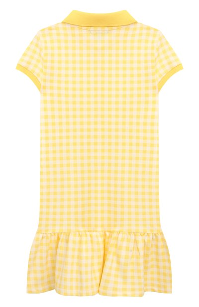 Хлопковое платье POLO RALPH LAUREN желтого цвета по цене 12500 руб., арт. 313868759, фото 2 Хлопковое платье POLO RALPH LAUREN, арт. 313868759, фото 2