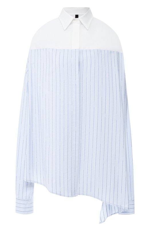 

Хлопковая рубашка Ben Taverniti Unravel Project, Голубой