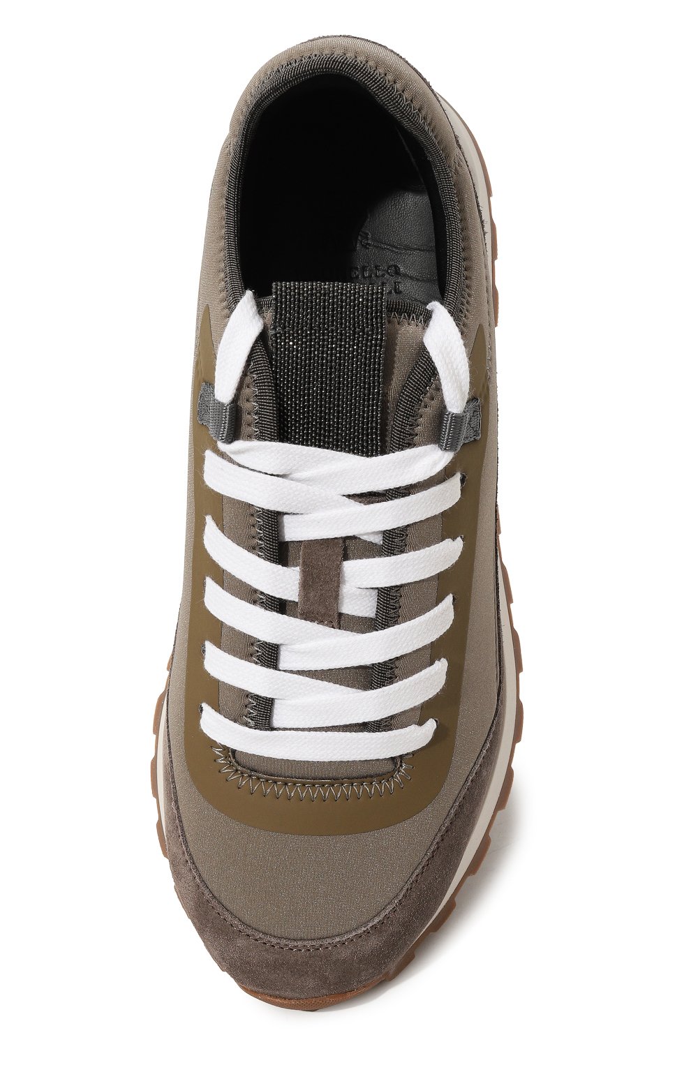 Комбинированные кроссовки BRUNELLO CUCINELLI, арт. MZSFGBP166, фото 6