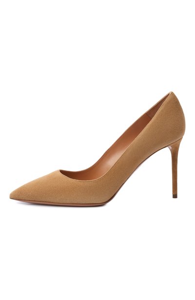 Замшевые туфли purist 85 AQUAZZURA, арт. PURMIDP1-SUE-MCA, фото 4