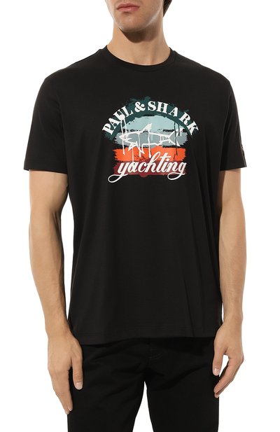 Хлопковая футболка PAUL&SHARK, арт. 13311668, фото 3