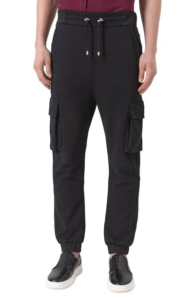 Хлопковые джоггеры BALMAIN, арт. DH10B295/BC64, фото 3