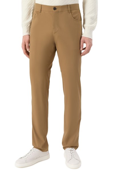 Шерстяные брюки CORNELIANI бежевого цвета по цене 48800 руб., арт. 254531-2518523, фото 3 Шерстяные брюки CORNELIANI, арт. 254531-2518523, фото 3