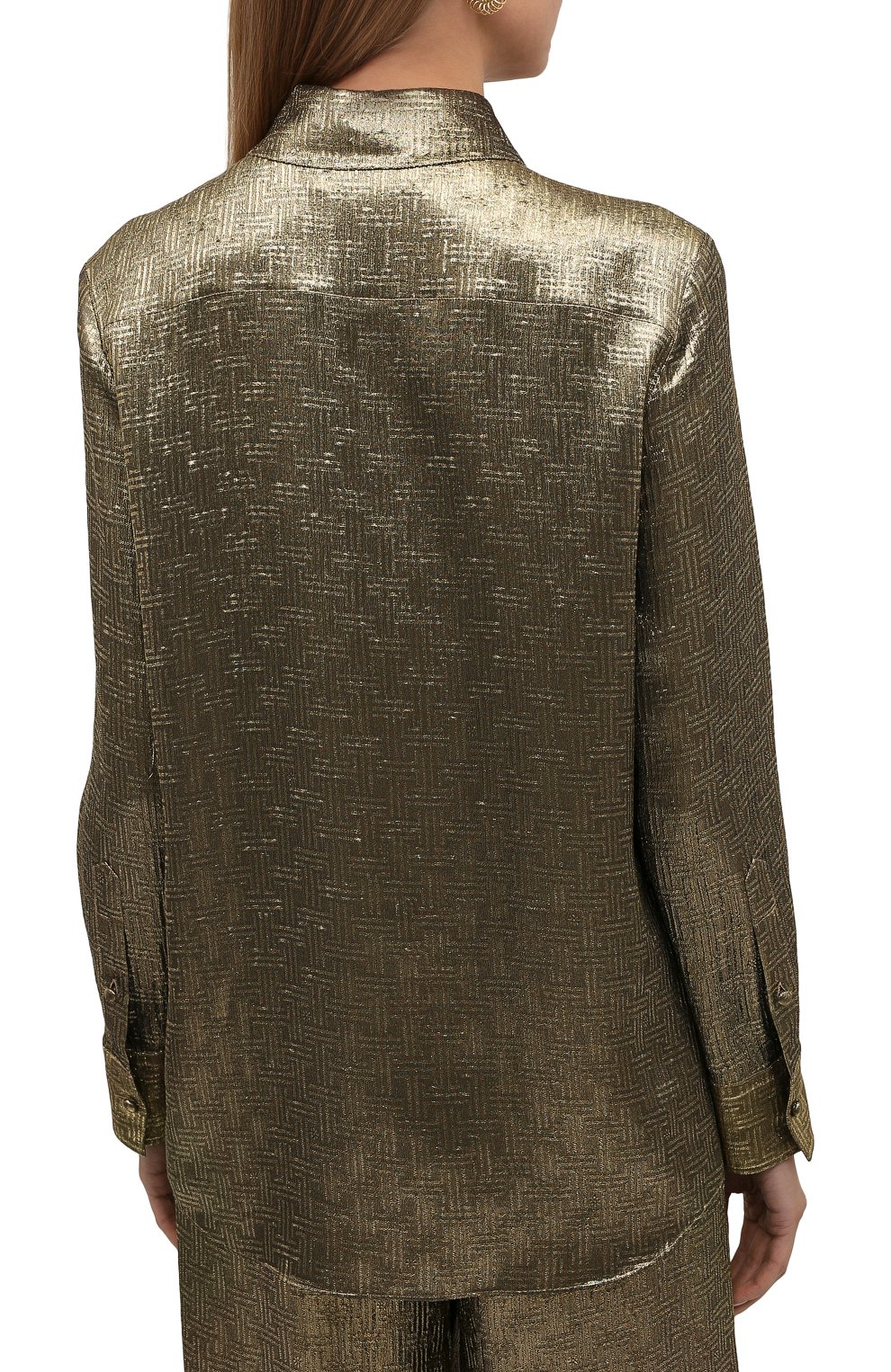 Шелковая рубашка LANVIN, арт. RW-SI0029-4966-A21, фото 4